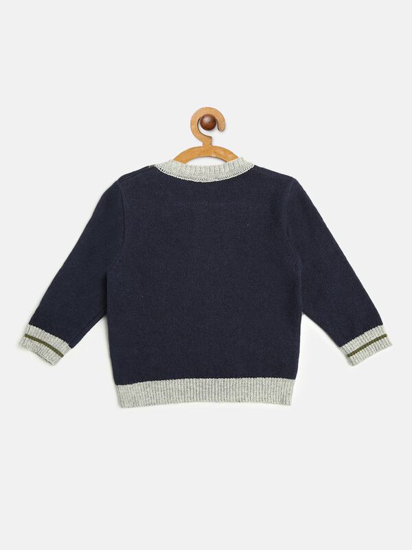 Wool Blend Tricot Pullover image number null